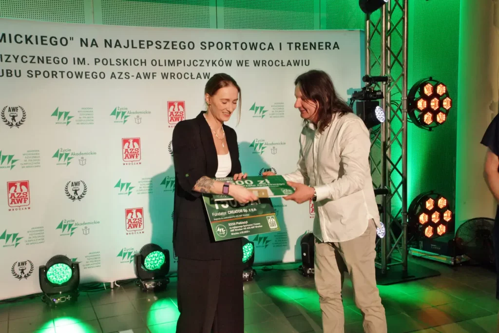Fot. Adam Stępień - Gala XXXII Plebiscytu na najlepszego sportowca i trenera AWF Wrocław i KS AZS-AWF Wrocław w 2024 roku