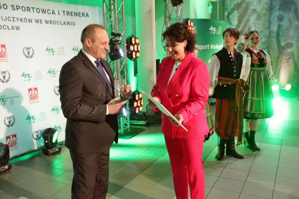 Fot. Adam Stępień - Gala XXXII Plebiscytu na najlepszego sportowca i trenera AWF Wrocław i KS AZS-AWF Wrocław w 2024 roku