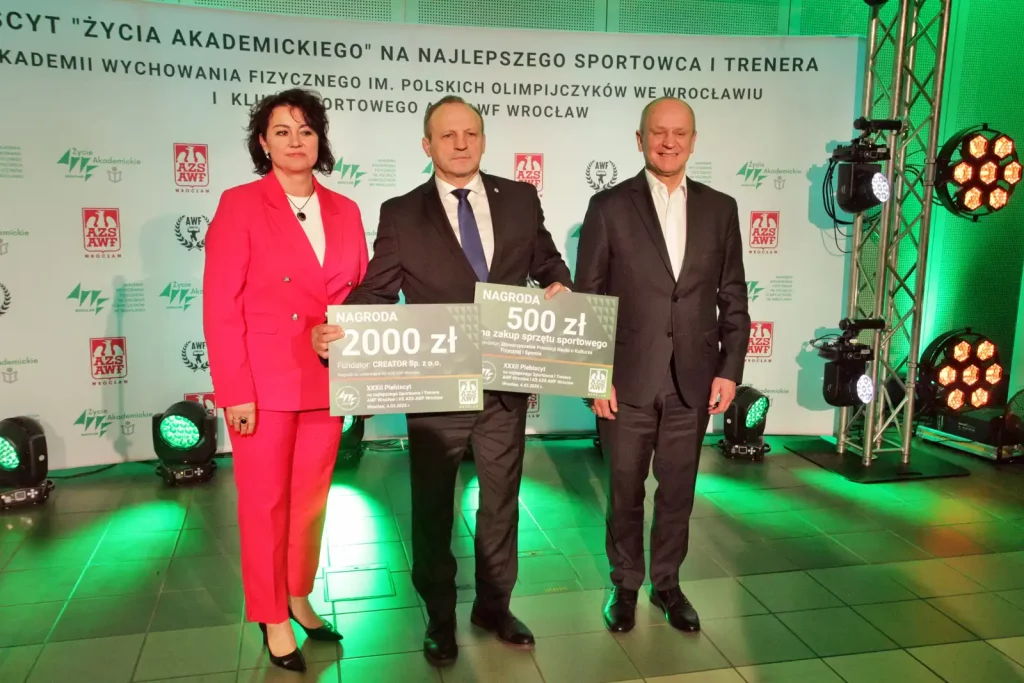 Fot. Adam Stępień - Gala XXXII Plebiscytu na najlepszego sportowca i trenera AWF Wrocław i KS AZS-AWF Wrocław w 2024 roku