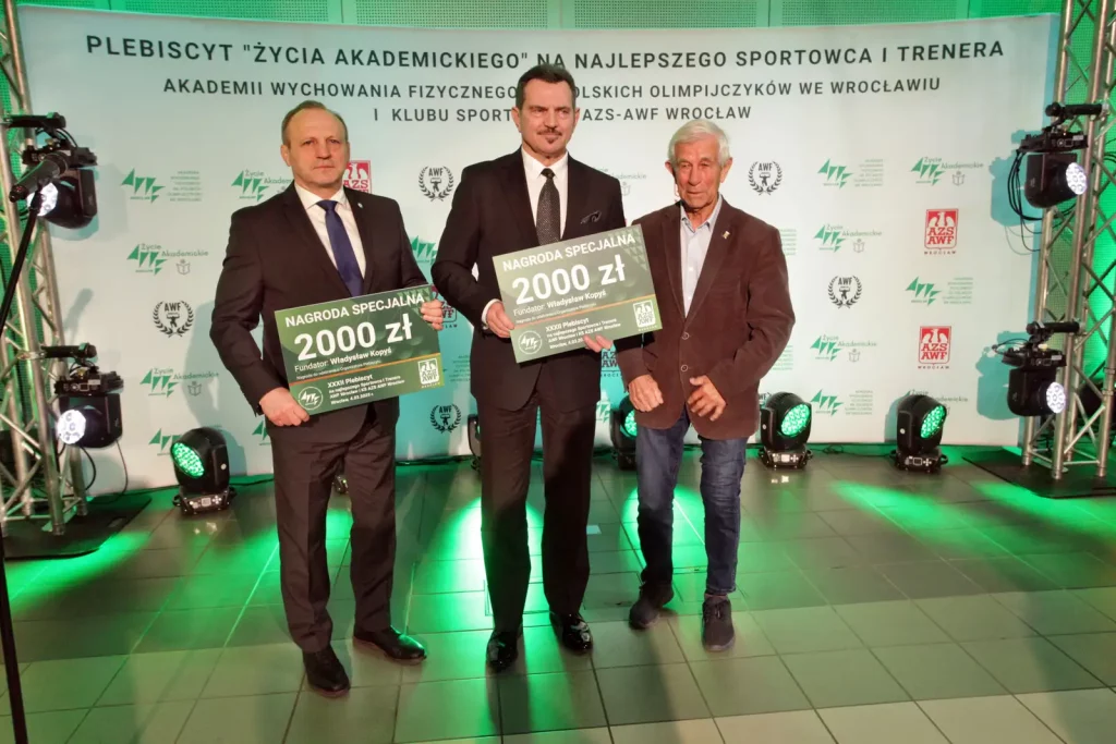 Fot. Adam Stępień - Gala XXXII Plebiscytu na najlepszego sportowca i trenera AWF Wrocław i KS AZS-AWF Wrocław w 2024 roku
