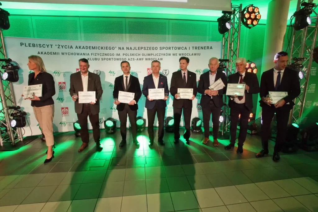 Fot. Adam Stępień - Gala XXXII Plebiscytu na najlepszego sportowca i trenera AWF Wrocław i KS AZS-AWF Wrocław w 2024 roku