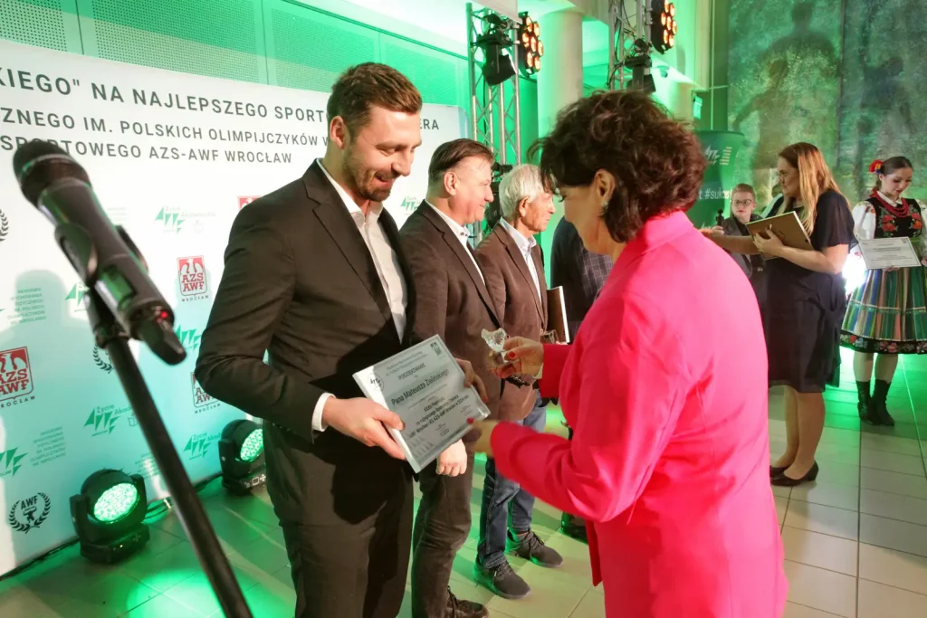 Fot. Adam Stępień - Gala XXXII Plebiscytu na najlepszego sportowca i trenera AWF Wrocław i KS AZS-AWF Wrocław w 2024 roku
