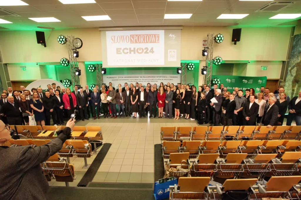 Fot. Adam Stępień - Gala XXXII Plebiscytu na najlepszego sportowca i trenera AWF Wrocław i KS AZS-AWF Wrocław w 2024 roku