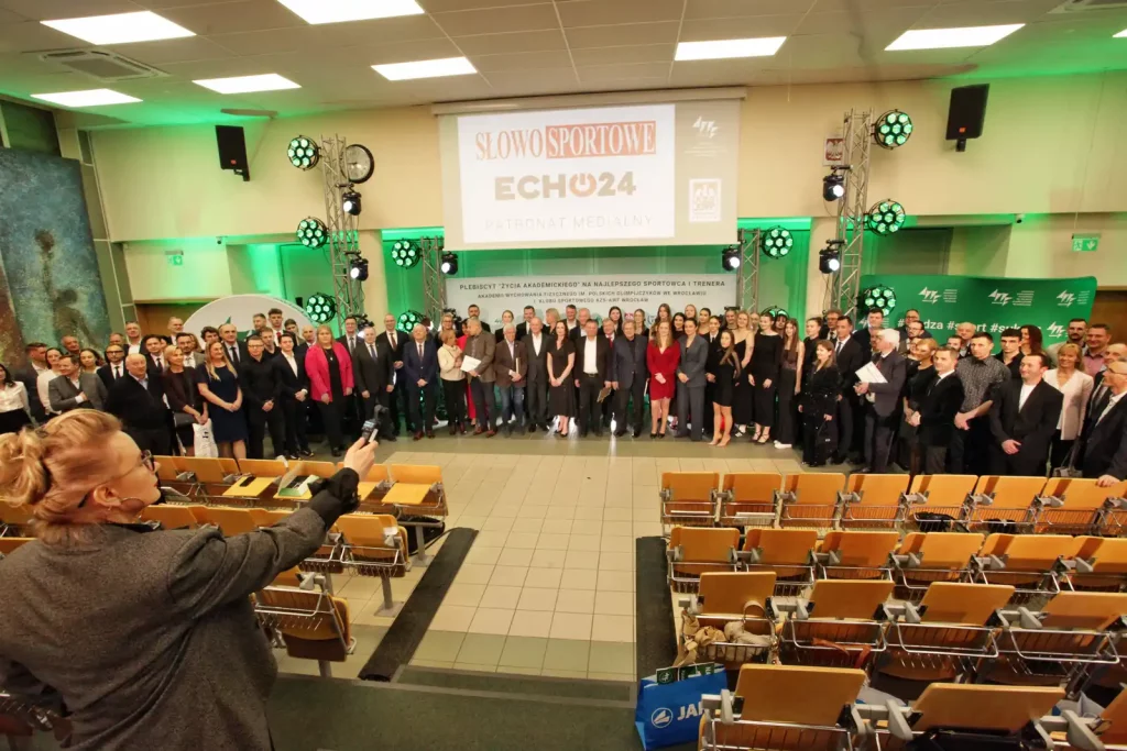 Fot. Adam Stępień - Gala XXXII Plebiscytu na najlepszego sportowca i trenera AWF Wrocław i KS AZS-AWF Wrocław w 2024 roku