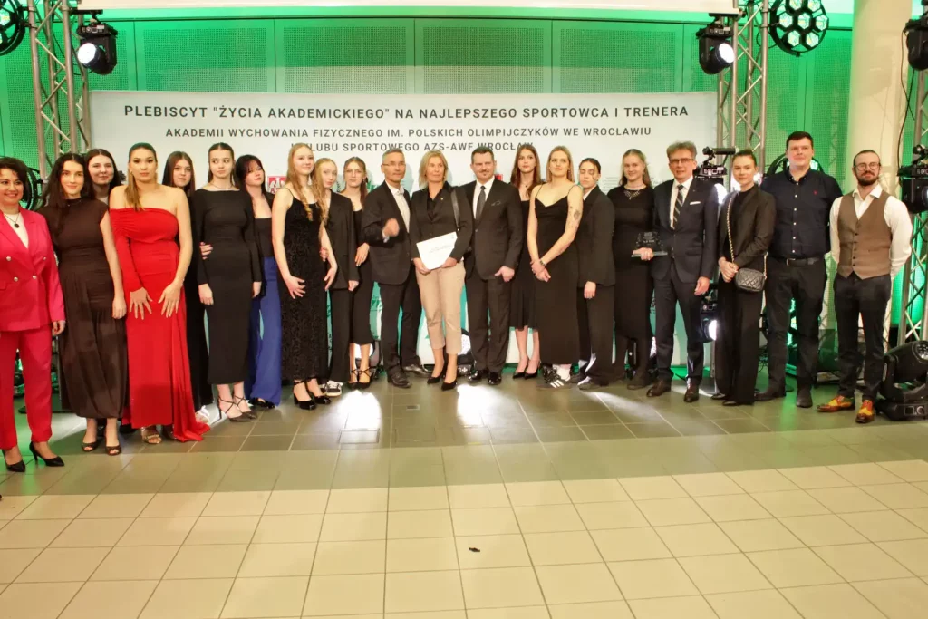 Fot. Adam Stępień - Gala XXXII Plebiscytu na najlepszego sportowca i trenera AWF Wrocław i KS AZS-AWF Wrocław w 2024 roku