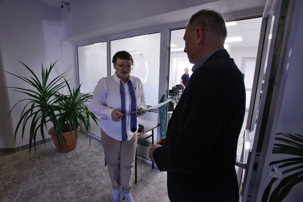 Fot. Adam Stępień - Otwarcie Sali symulacji "Podróży pacjenta z niepełnosprawnością"