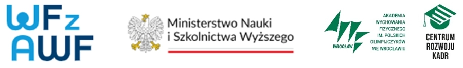 Logotypy projektu WF z AWF