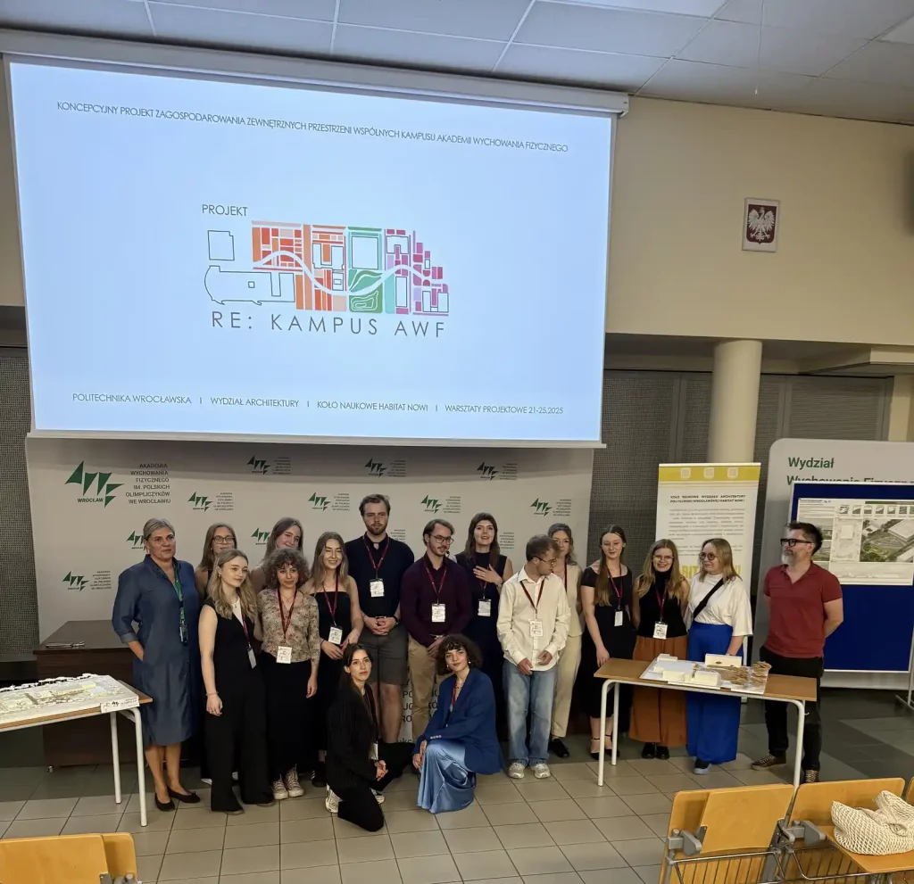 Warsztaty projektowe RE:KAMPUS AWF Wrocław