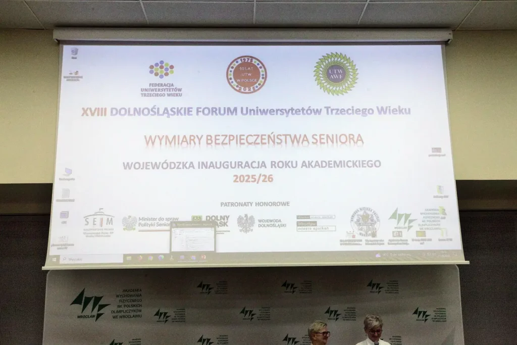 XVIII Forum UTW - 15 lat Uniwersytetu Trzeciego Wieku na AWF Wrocław