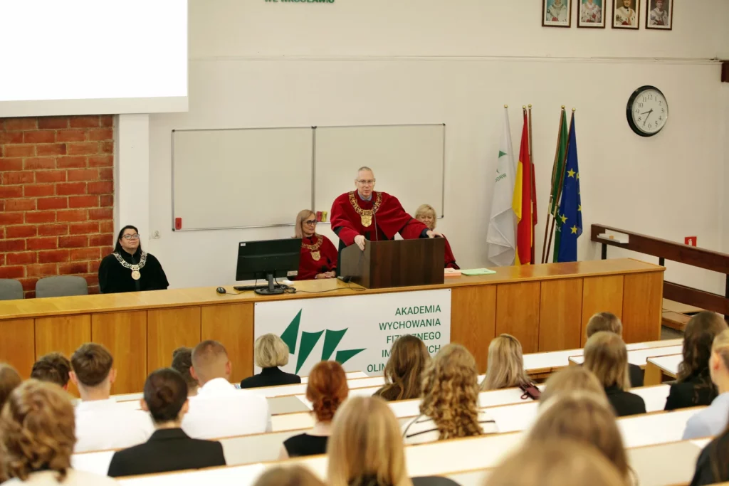 Immatrykulacje studentów I roku Wydziału WFiS, kierunków: Wychowanie Fizyczne i Turystyka i Rekreacja