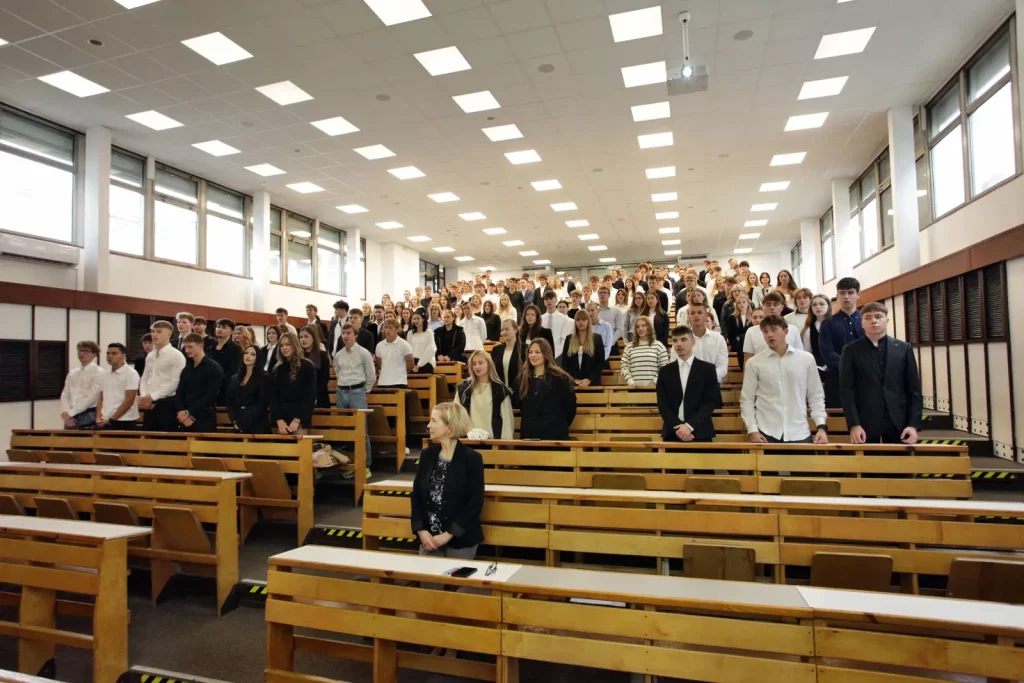 Immatrykulacje studentów I roku Wydziału WFiS, kierunków: Wychowanie Fizyczne i Turystyka i Rekreacja