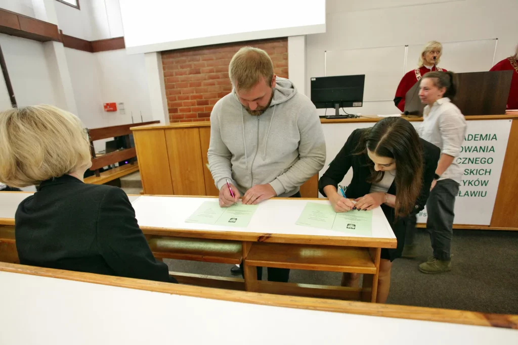 Immatrykulacje studentów I roku Wydziału WFiS, kierunków: Wychowanie Fizyczne i Turystyka i Rekreacja