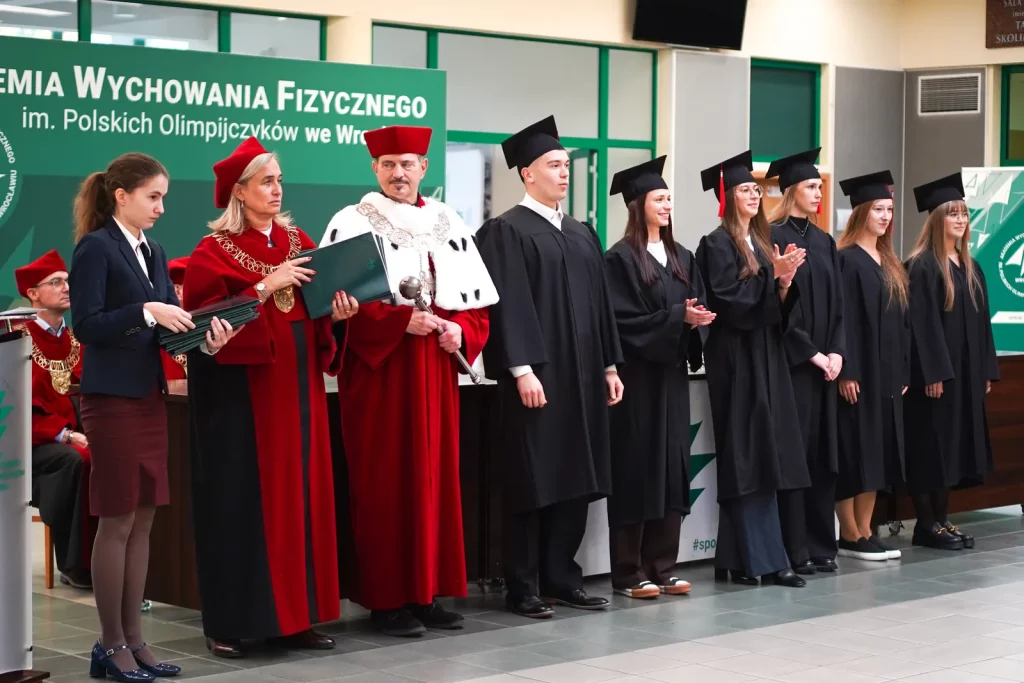 Uroczyste zakończenie studiów absolwentów AWF Wrocław 2024/2025