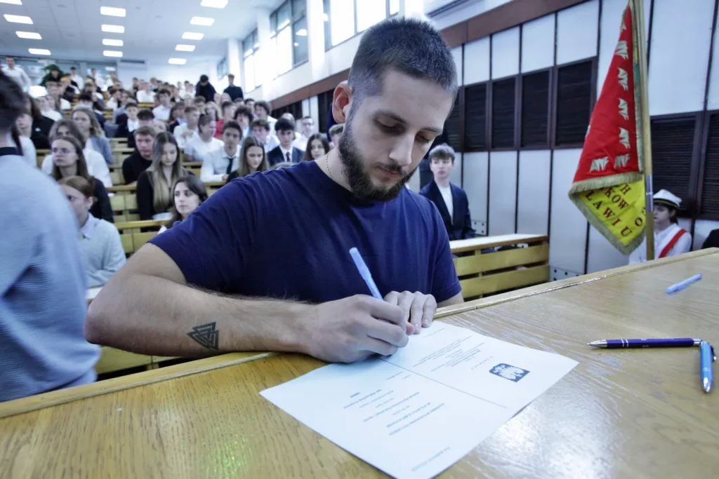 Immatrykulacje studentów I roku Wydziału WFIS, kierunków: Sport i Bezpieczeństwo i Porządek Publiczny