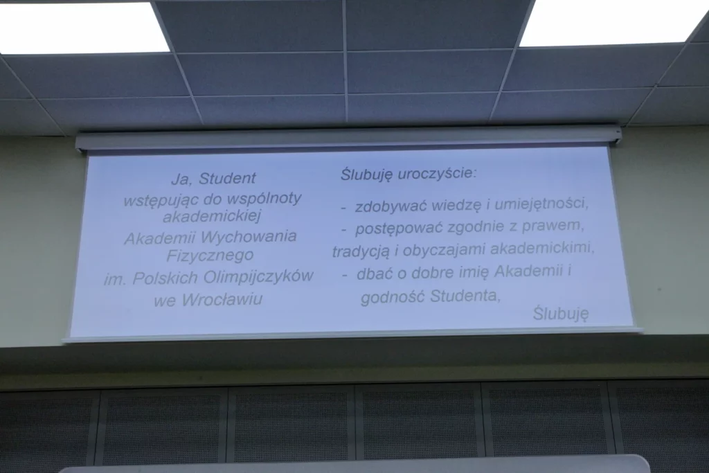 Immatrykulacje studentów I roku Wydziału Fizjoterapii, kierunków: Kosmetologia i Terapia Zajęciowa