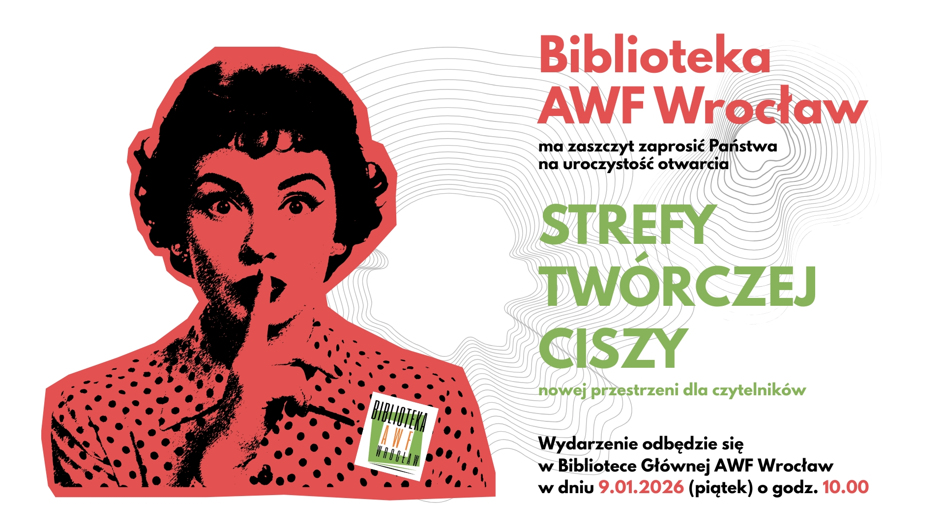 Strefa Twórczej Ciszy – od 9 stycznia nowe miejsce w Bibliotece AWF