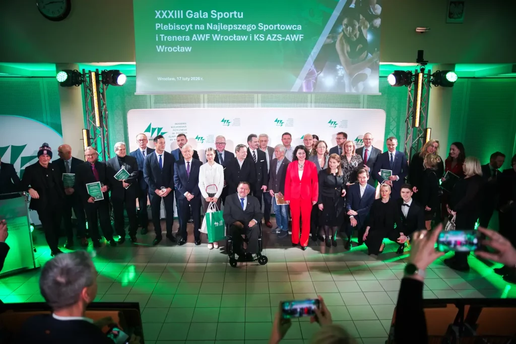 XXXIII Gala Sportowca AWF Wrocław – poznaliśmy najlepszych sportowców i trenerów 2025 roku