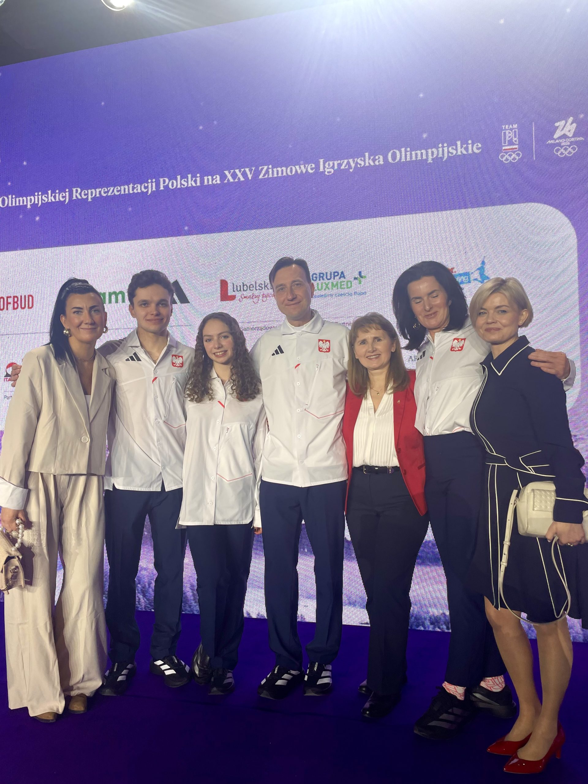 Mistrzyni olimpijska Renata Mauer-Różańska oraz dr Edyta Pieniacka obecne podczas ślubowania Olimpijskiej Reprezentacji Polski na Zimowe Igrzyska Olimpijskie Milano-Cortina 2026!