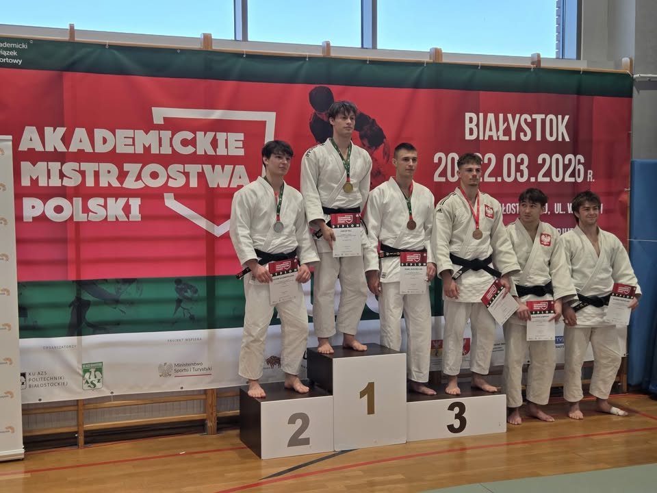 Historyczny medal w Akademickich Mistrzostwach Polski w judo